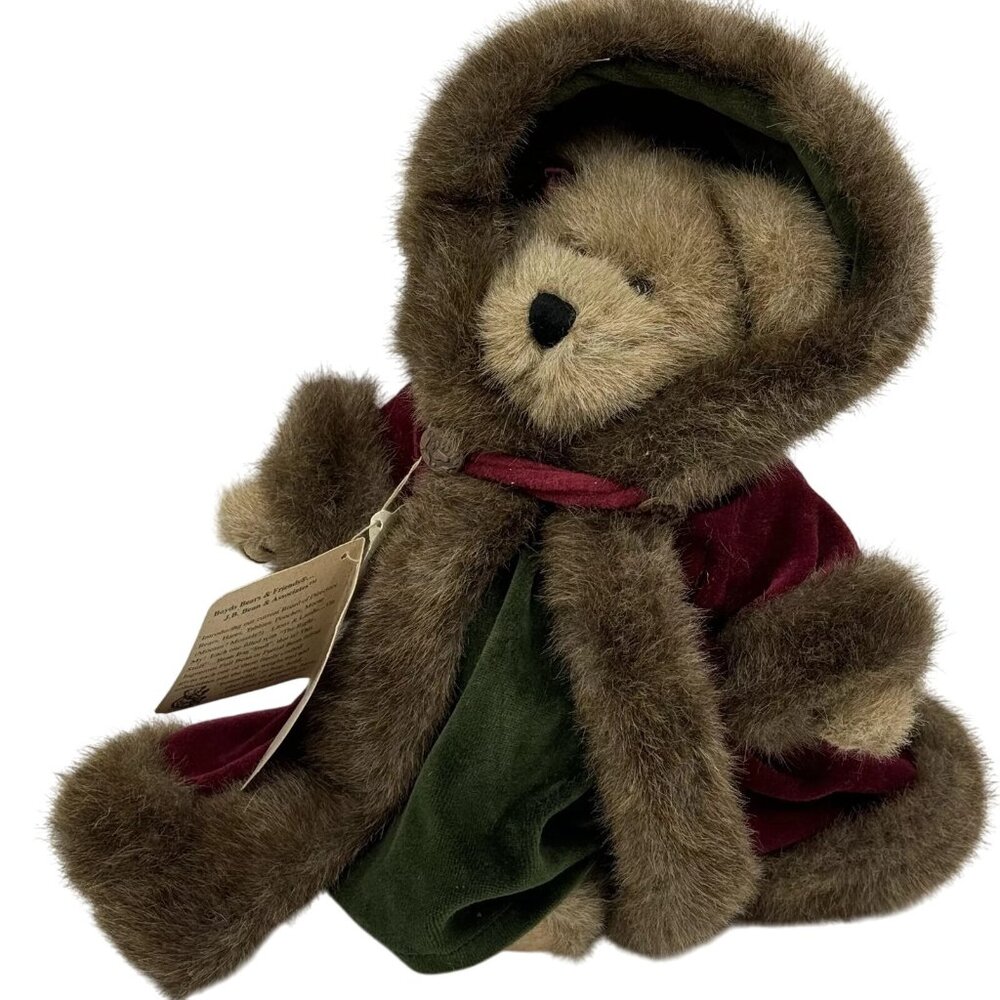 Boyds Bears & Friends "Mrs. Baybeary" Collectible Teddy Bear With Hooded Cape